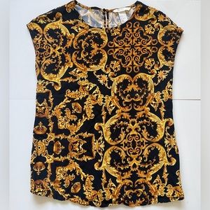 Black and Yellow Top